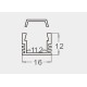 LED Profile - SQUARE Aluminium Profile for LED Strip series - 1m/2m/2.5m length c/w LED Strip Diffuser