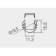 LED Profile - flat diffuser ROUND / Aluminium LED Channel c/w Diffuser + End Caps