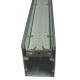 Suspended/Surface Mount Linear LED Direct Downlight Luminaire 1200mm/4ft - Silver (3,700lm) 40W Flicker Free