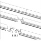 Continuous Bracket for LSTDIRECT Linear Direct Downlight Luminaire