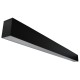 Suspended Linear LED Direct Indirect Light 1200mm/4ft - RAL Black (4,900lm) 52W Flicker Free