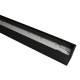 Suspended Linear LED Direct Indirect Light 1200mm/4ft - RAL Black (3,000lm) 32W Flicker Free