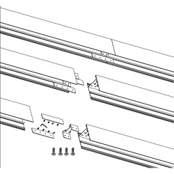 Continuous Bracket for LSTDIRI Linear Direct/Indirect Light Continuous Bracket for LSTDIRI Linear Direct/Indirect Light