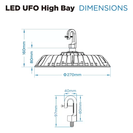 250w led deals high bay lights