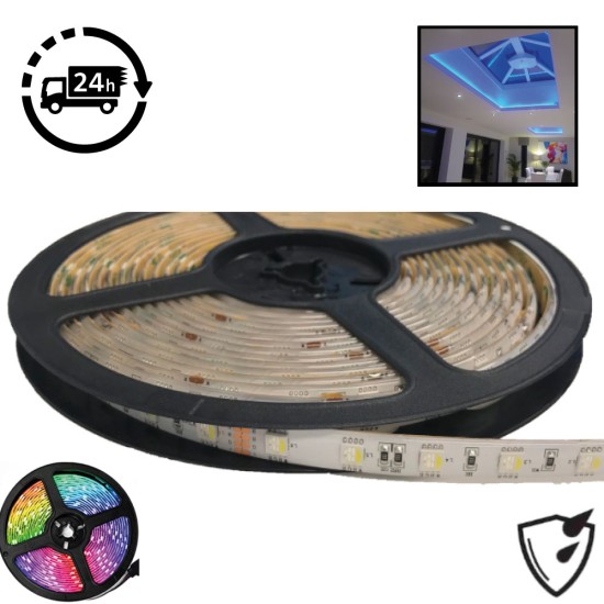 **CLEARANCE** 24V Flexible LED Strip RGBW Colour changing SMD5050 - 5m 20W/m (60 LED/m) - IP65