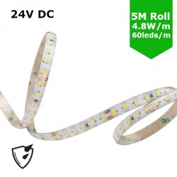 **CLEARANCE**  SMD3528 24V Flexible LED Strip - 5m 4.8W/m (60 LED/m) - Single colour IP65 **CLEARANCE**  SMD3528 24V Flexible LED Strip - 5m 4.8W/m (60 LED/m) - Single colour IP65