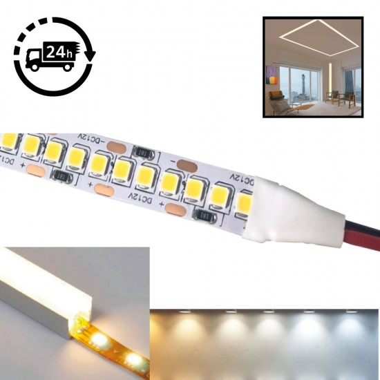 **CLEARANCE** SMD2835 24V Flexible LED Strip - 5m 20W/m (240 LED/m) - Single colour IP65