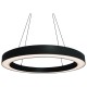 Suspended/Surface Mount Round LED HALO Light Ø1000mm / 50W (4,750lm) Black Body Flicker Free