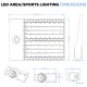 300W LED Flood Sports Area Light / Exterior Car Park Flood Lighting - Philips Luxeon Lumileds® LEDs Flicker Free
