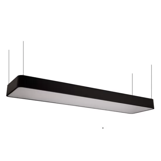 4ft black on sale light fixture